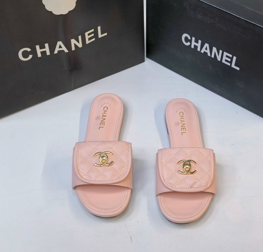шлепанцы chanel,chanel шлепанцы женские,тапочки chanel,тапочки женские chanel,шлепанцы женские chanel a123581 розовые