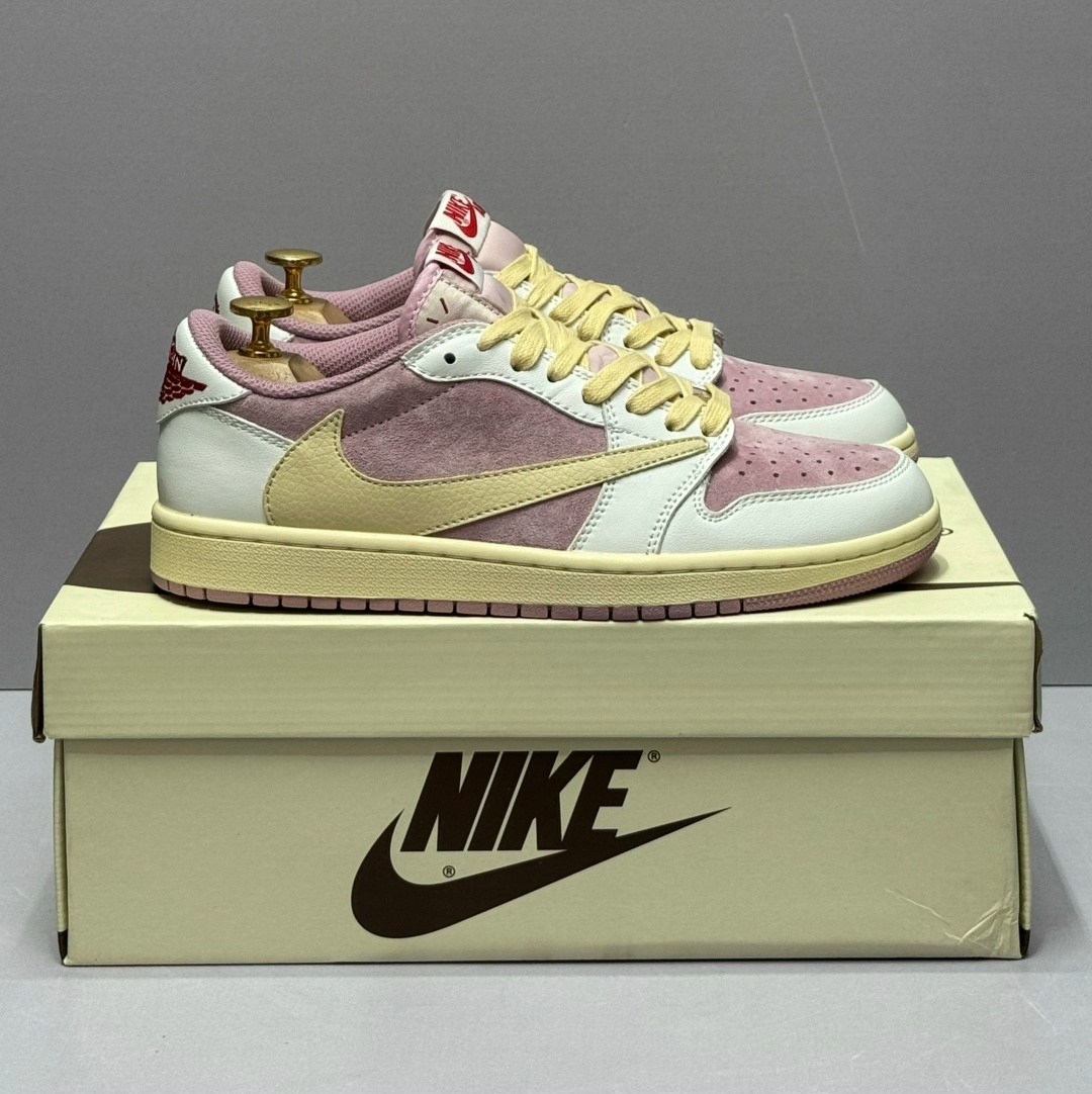 travis scott x air jordan 1 low sail shy pink,travis scott x air jordan 1 low og sail/shy pink,кроссовки air jordan 1 low x travis scott 'shy pink' unisex,nike air jordan 1 low x travis scott sail shy
