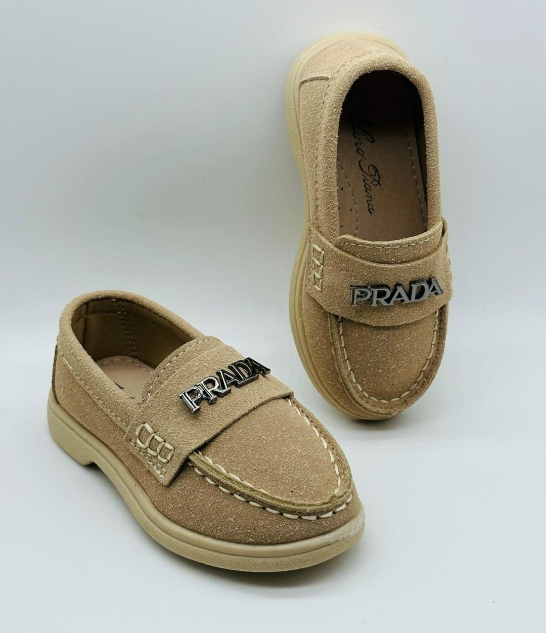 лоферы замша,,мокасины прада, детская,прада лоферы