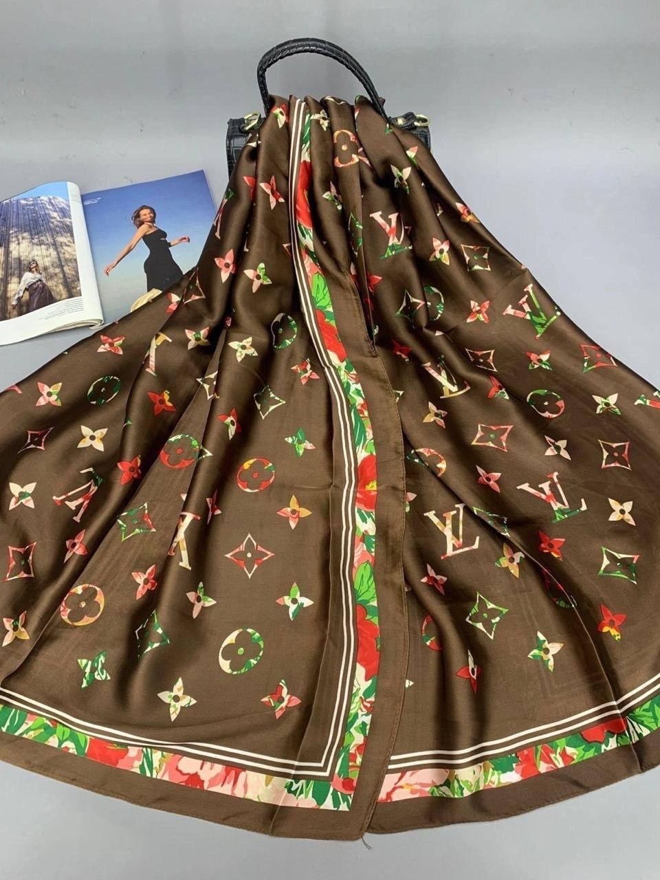 брендовый женский палантин louis vuitton,платок шелковый луи виттон,платок луи виттон шелк,платок louis vuitton,платок louis vuitton из кашемир-шёлк