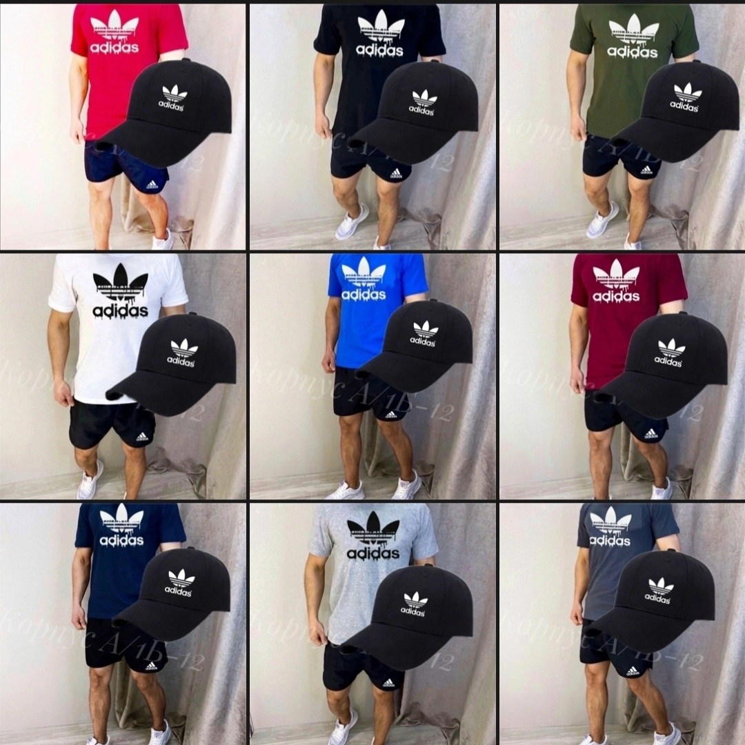спортивный костюм adidas,мужской спортивный костюм adidas,костюм спортивный мужской,мужские костюмы шорты и футболка ,шорты с футболкой комплект адидас мужские