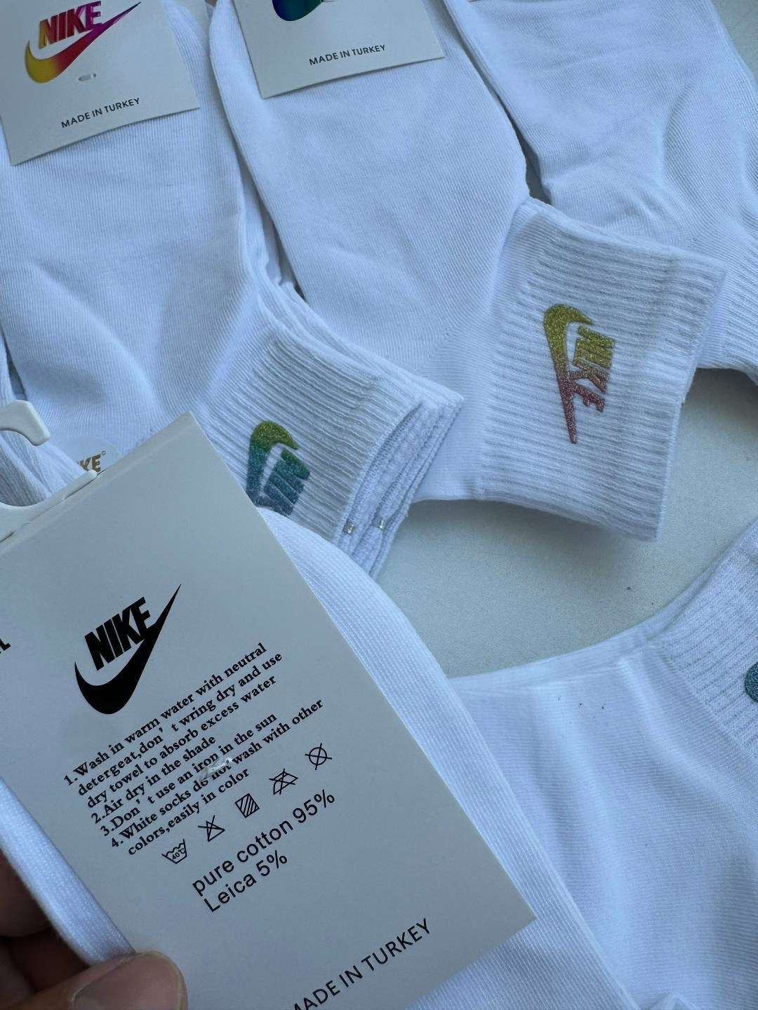 носки женские,комплект носков женских nike sport socks белых 36-41,комплект носки женские,носки короткие,носки женские 10 пар