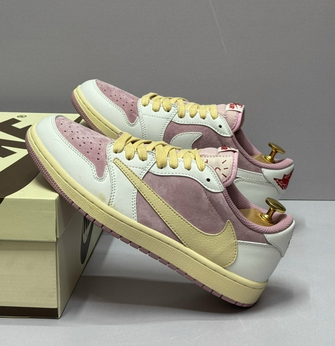 travis scott x air jordan 1 low sail shy pink,travis scott x air jordan 1 low og sail/shy pink,кроссовки air jordan 1 low x travis scott 'shy pink' unisex,nike air jordan 1 low x travis scott sail shy