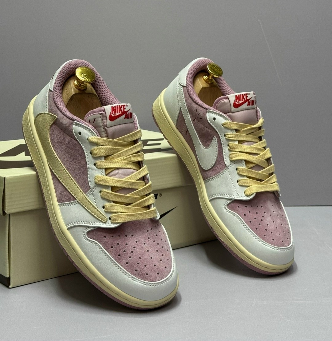 travis scott x air jordan 1 low sail shy pink,travis scott x air jordan 1 low og sail/shy pink,кроссовки air jordan 1 low x travis scott 'shy pink' unisex,nike air jordan 1 low x travis scott sail shy