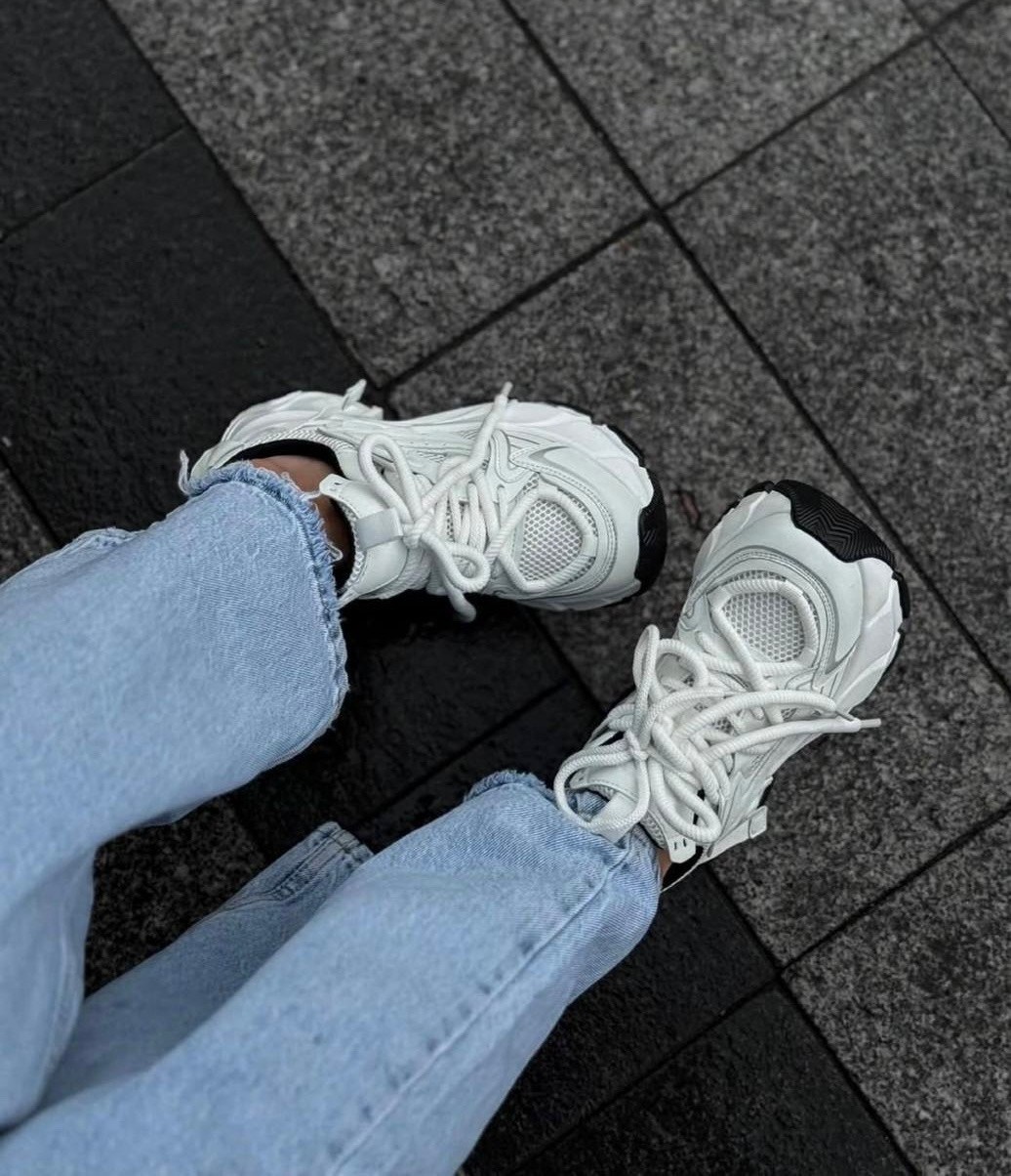 кроссовки женские balenciaga,белые массивные кроссовки,женские кроссовки на платформе,женские кроссовки,кроссовки
