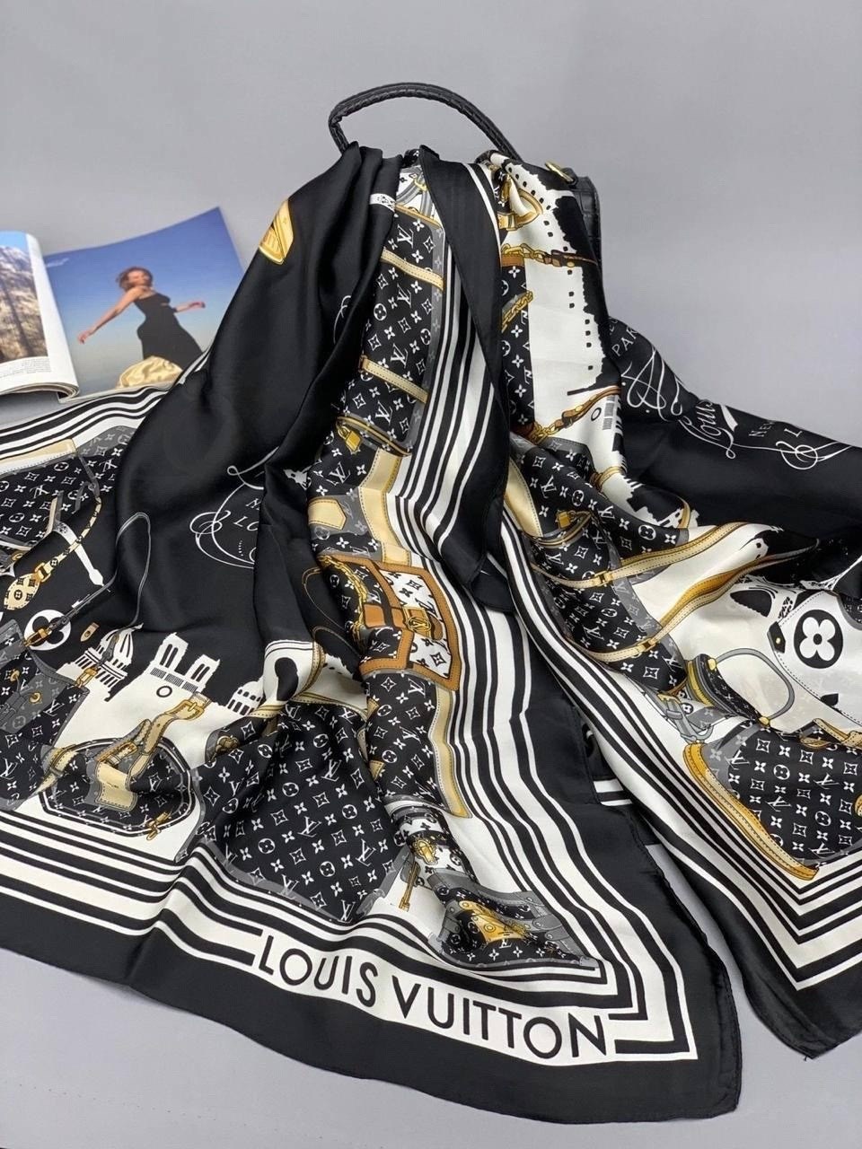 брендовый женский палантин louis vuitton,платок шелковый луи виттон,платок луи виттон шелк,платок louis vuitton,платок louis vuitton из кашемир-шёлк