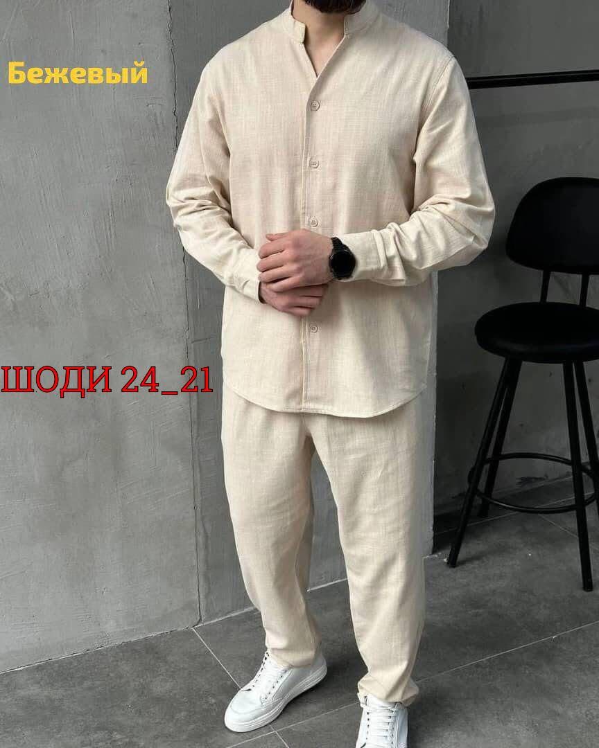 костюм для мужчин лен,костюм двойка для мужчин лен,льняной мужской костюм арт. 11976273,костюм летний льняной брюки и рубашка,летний костюм мужской белый daaj8j