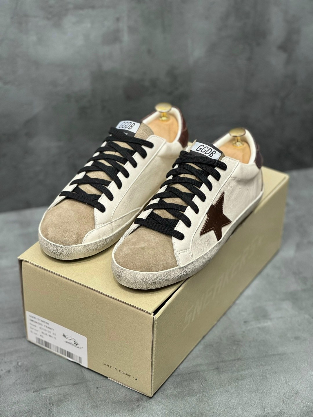 кеды golden goose,golden goose кеды super-star с эффектом потертости коричневый,golden goose super-star,,golden goose