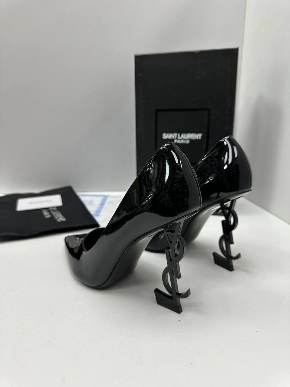 туфли yves saint laurent,,saint laurent туфли,туфли-лодочки opyum 110 из лакированной кожи saint laurent черный,туфли ив сен лоран
