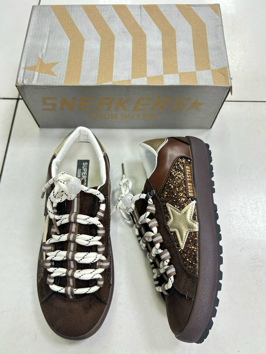 ,кеды golden goose,кроссовки golden goose,кроссовки golden goose super-star glitter sneakers черный,обуви