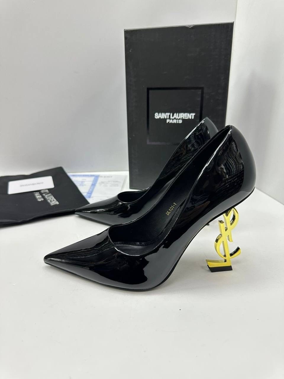 туфли yves saint laurent,,saint laurent туфли,туфли-лодочки opyum 110 из лакированной кожи saint laurent черный,туфли ив сен лоран