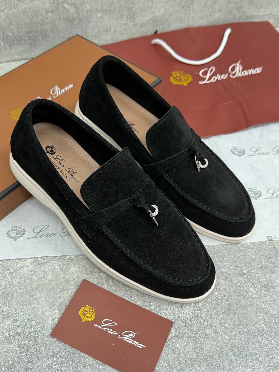 лоферы loro piana,лоферы натуральная замша loro piana,лоферы из натуральной замши loro piana,женские лоферы loro piana,замшевые женские лоферы loro piana черные