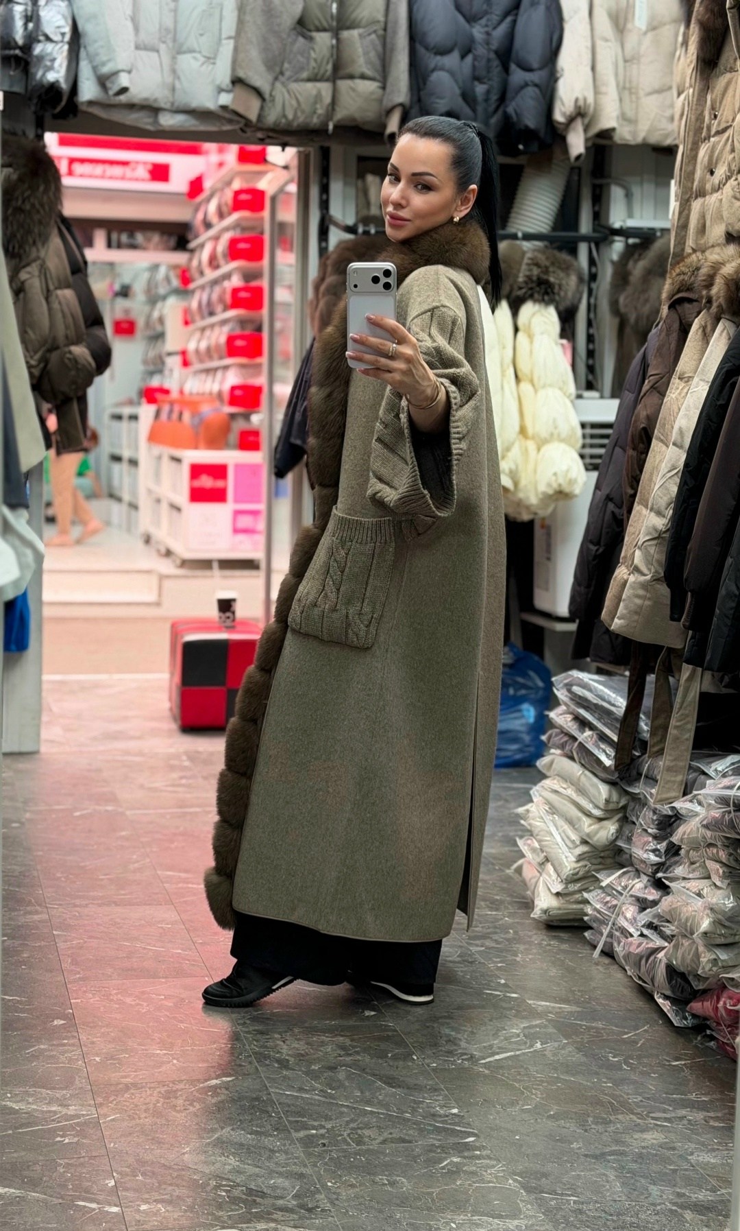 пальто с натуральным мехом соболя northfox,пальто с соболем,пальто с мехом,пальто с мехом соболя,кашемировое пальто с соболем