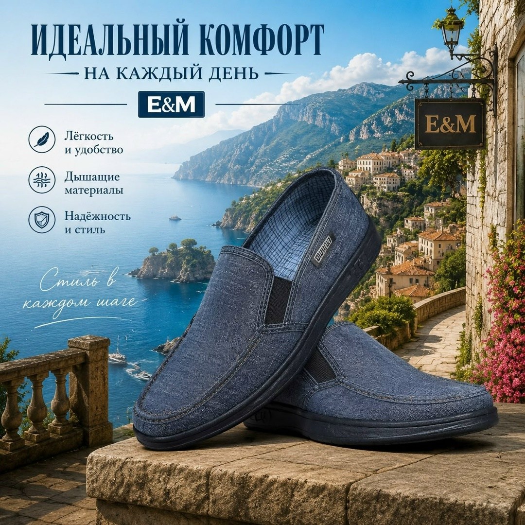,мужская ,удобная ,тапки мужские,слипоны мужские