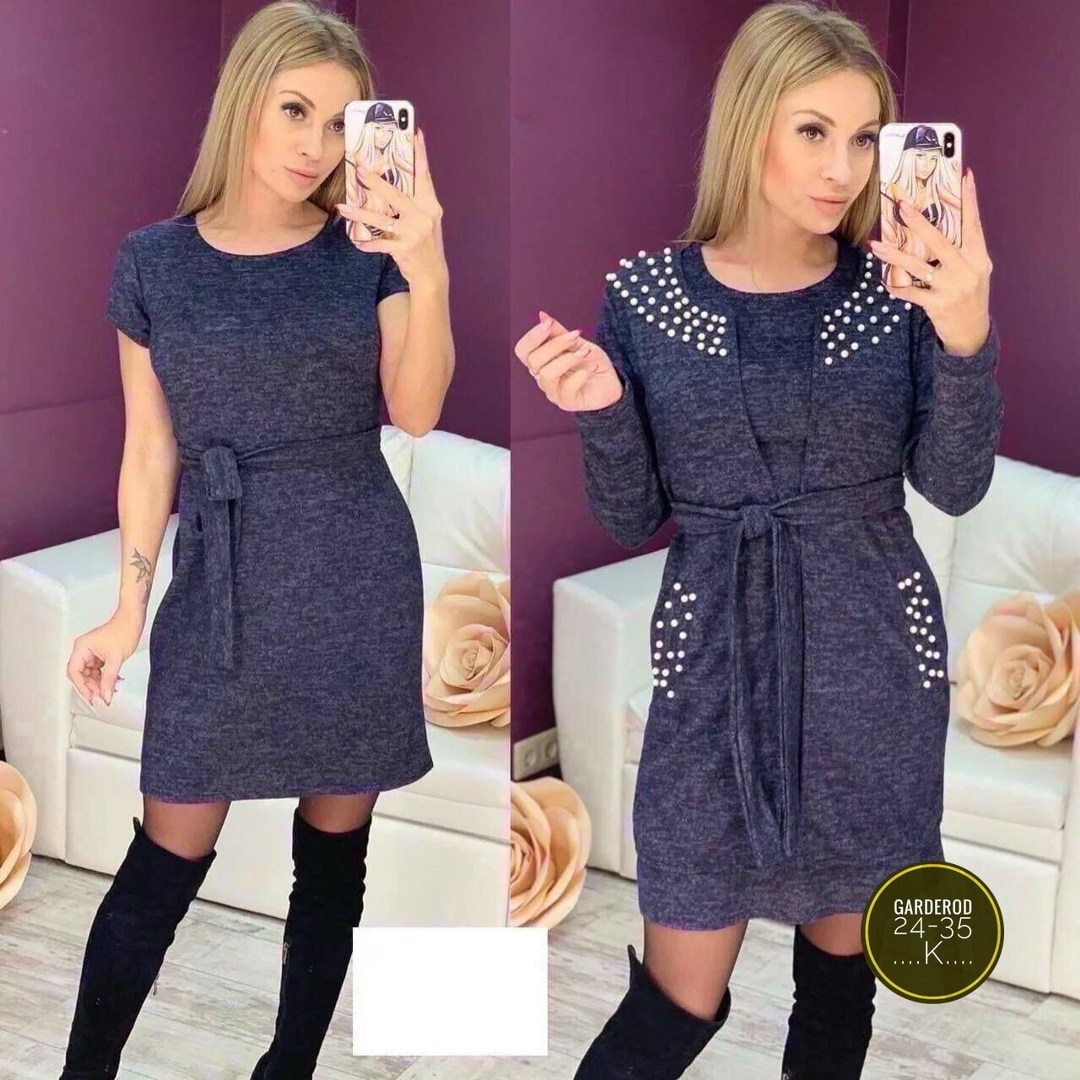 платье двойка ангора ,женское платье теплое,платье+кардиган ангора,платье кардиган,платье кардиган женский