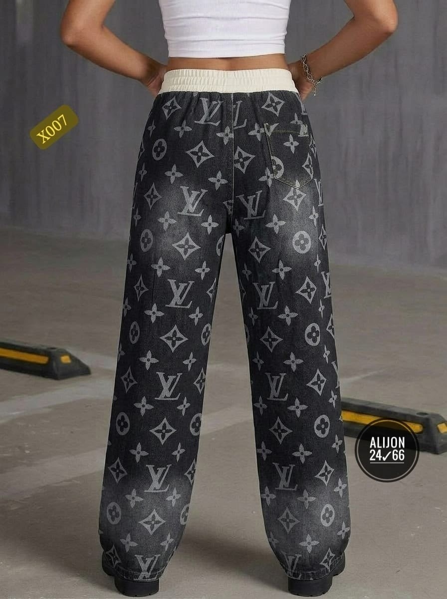 джинсы chanel,модные джинсы,джинсы штаны,джинсы широкие,женские джинсы
