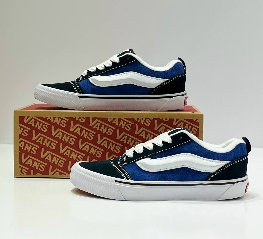 вансы синие,кроссовки,vans knu skool,vans old skool navy,кроссовки vans