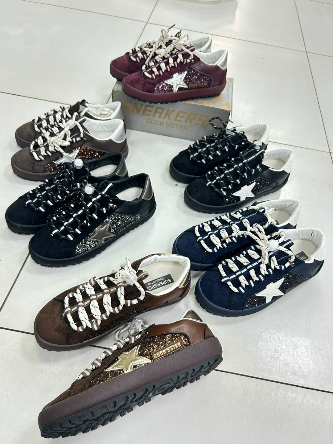 ,кеды golden goose,кроссовки golden goose,кроссовки golden goose super-star glitter sneakers черный,обуви