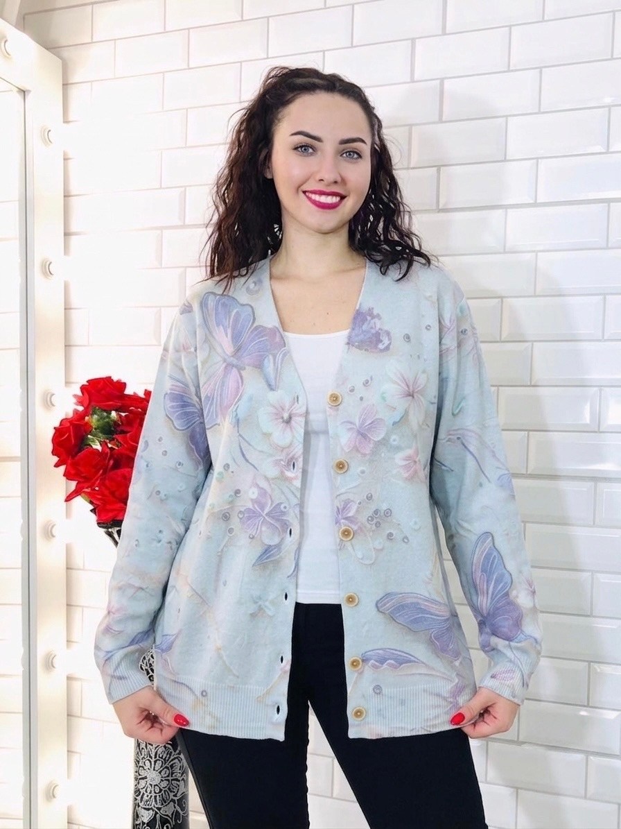 кофта кардиган,женская кофта,кардиган,кардиган с принтом,модные кардиганы