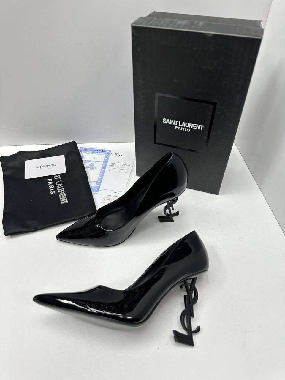 туфли yves saint laurent,,saint laurent туфли,туфли-лодочки opyum 110 из лакированной кожи saint laurent черный,туфли ив сен лоран