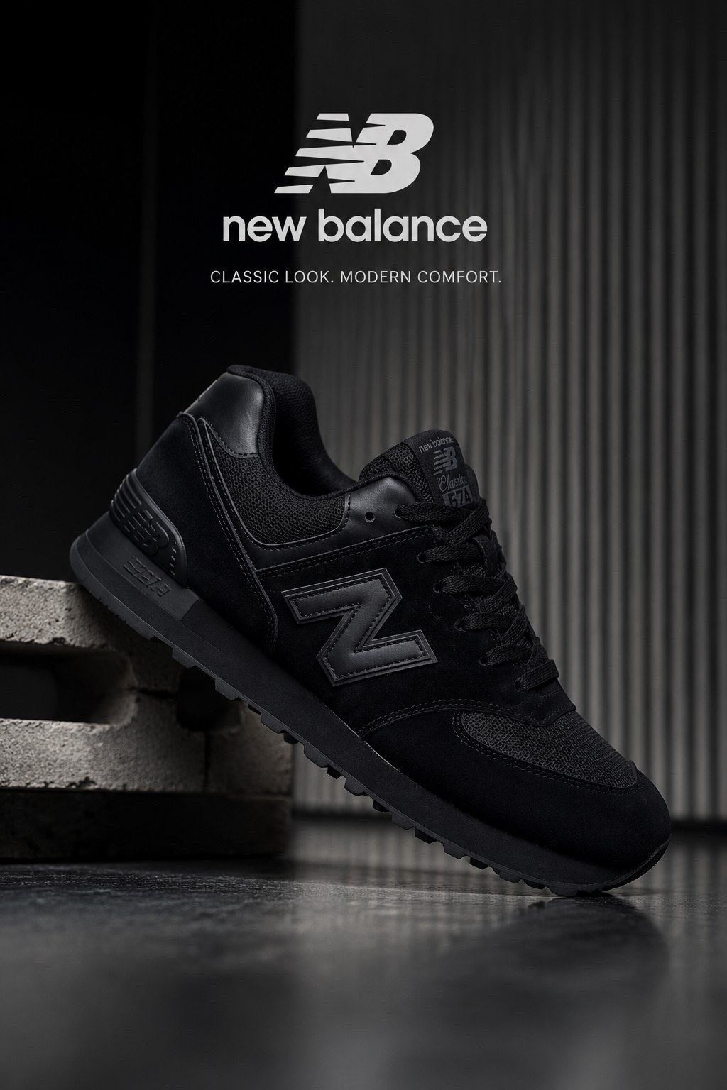 new balance 574 triple black,new balance ml574ete black,new balance 574 black,new balance 574,new balance 574 core