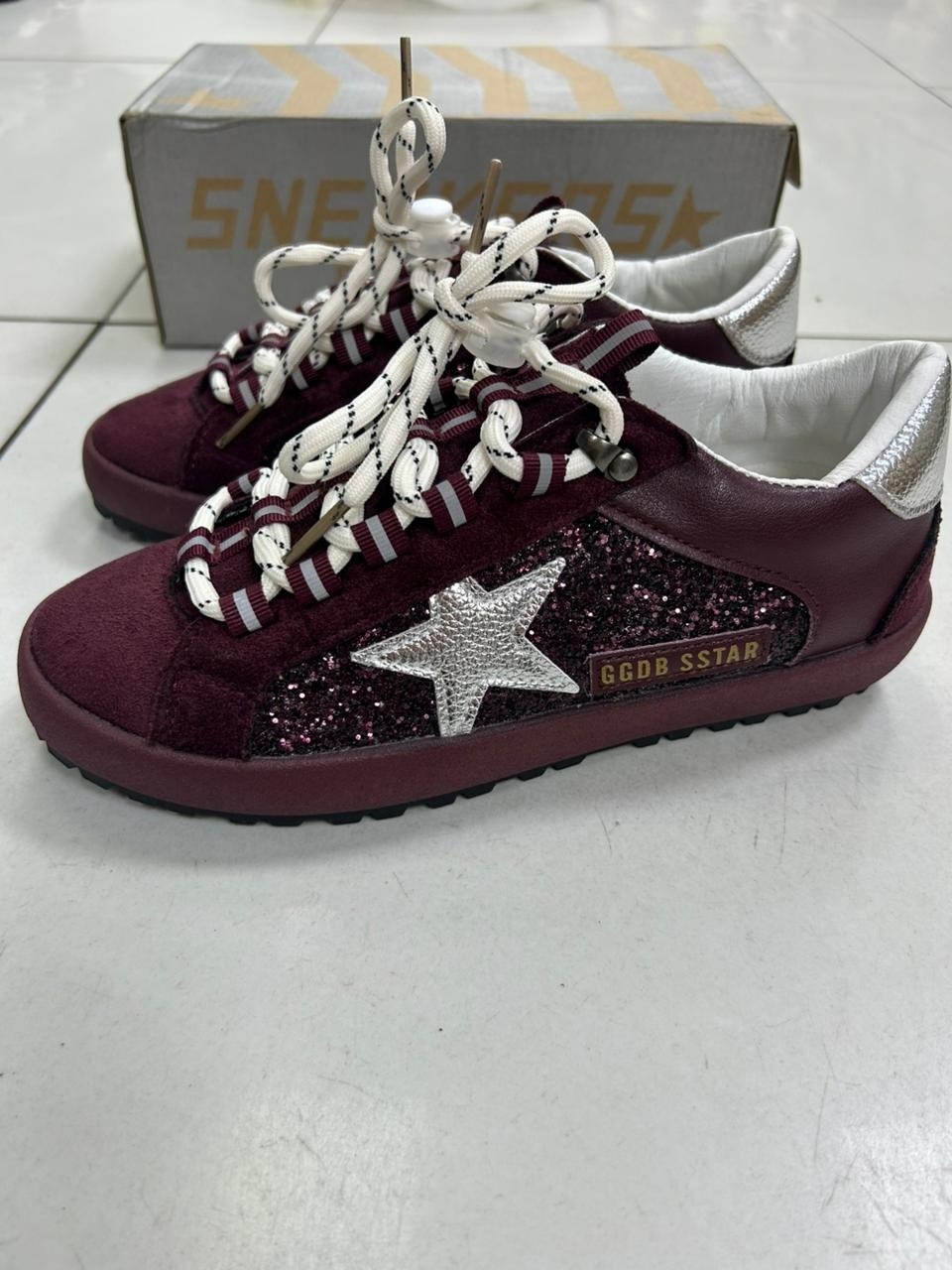 ,кеды golden goose,кроссовки golden goose,кроссовки golden goose super-star glitter sneakers черный,обуви