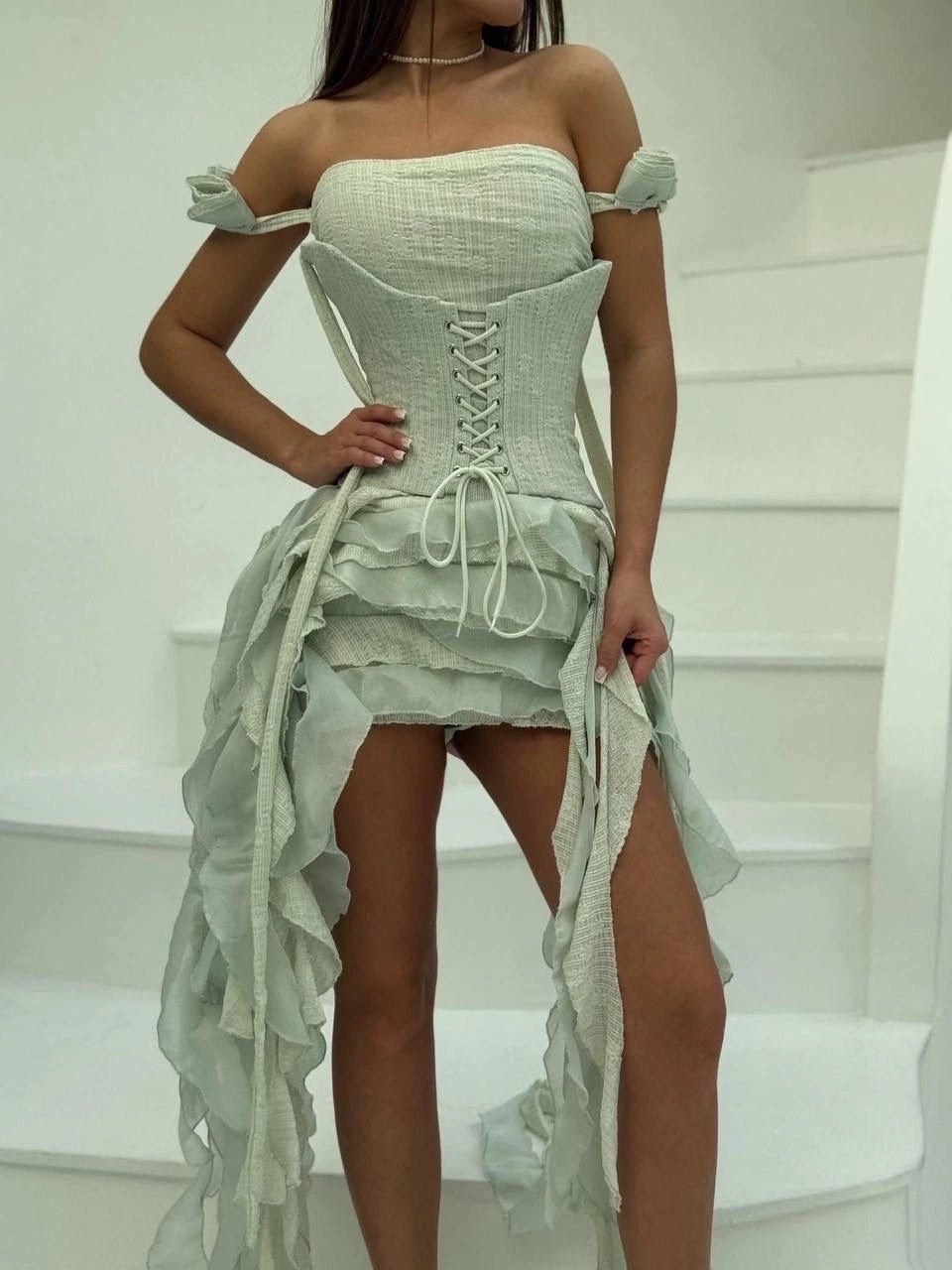 платье корсет,женский корсет,корсет,корсет розовый,кружевное платье