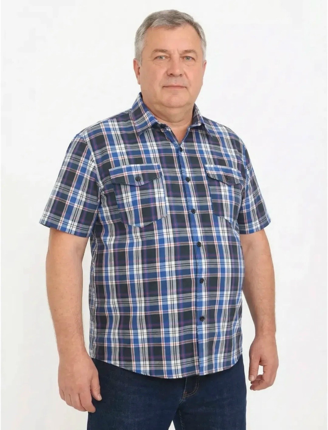 мужская рубашка в клетку,мужская рубашка с короткими рукавами,рубашка мужская,рубашка,рубашка в клетку с короткими рукавами