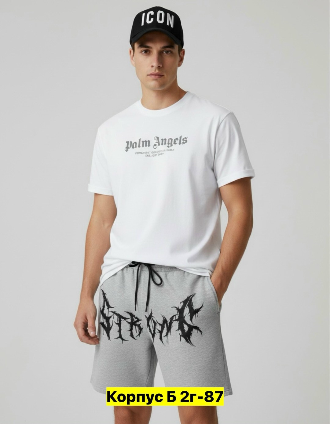 шорты palm angels мужские,мужские шорты,спортивные шорты мужские,трикотажные шорты,мужские повседневные шорты