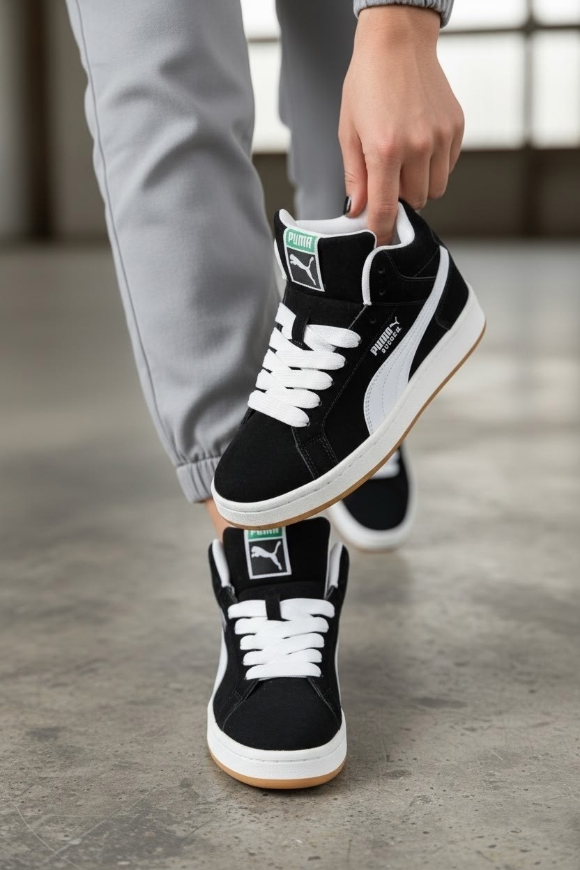 кроссовки зимние puma suede "black/white",кроссовки puma suede xl,зимние кроссовки puma,кроссовки puma,puma suede зимние кроссовки