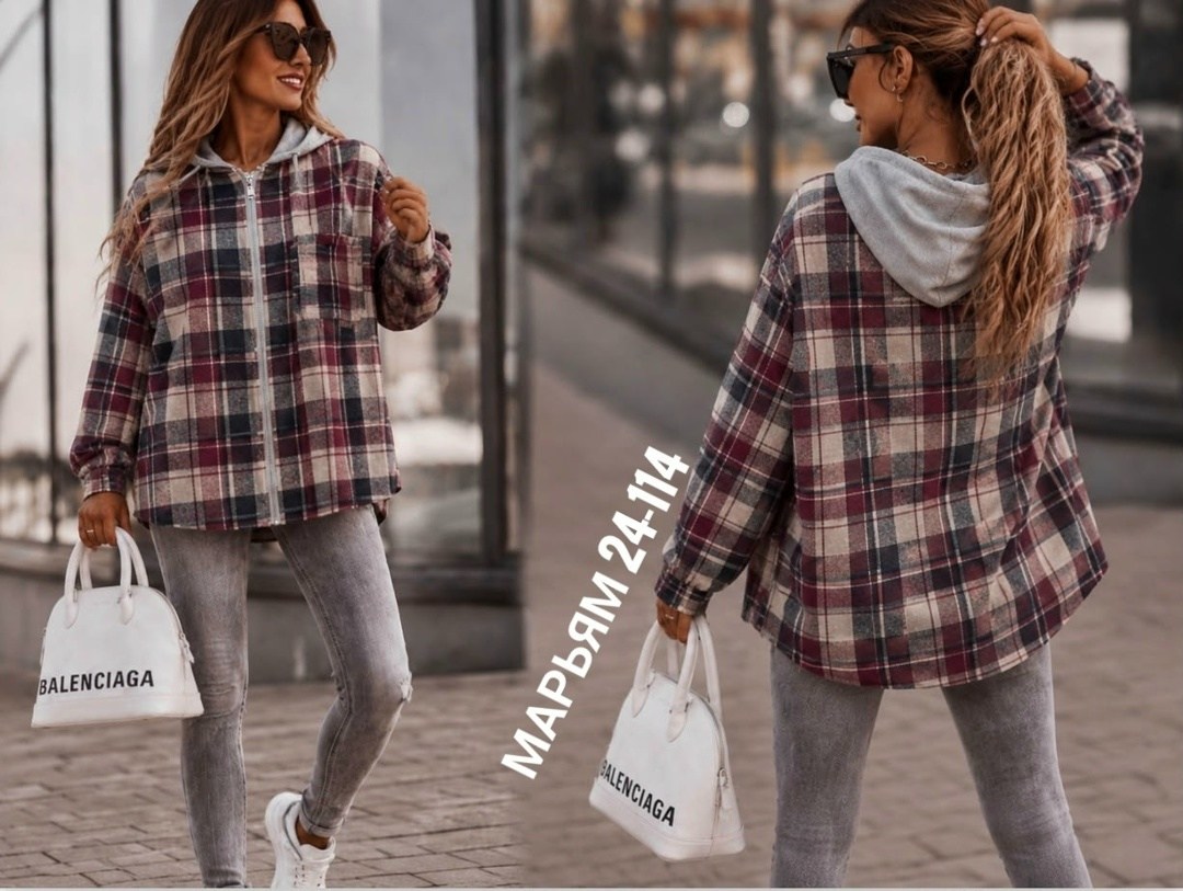 рубашка оверсайз теплая в клетку удлиненная amy store,рубашка с капюшоном,рубашка женская,рубашка женская в клетку,рубашка в клетку