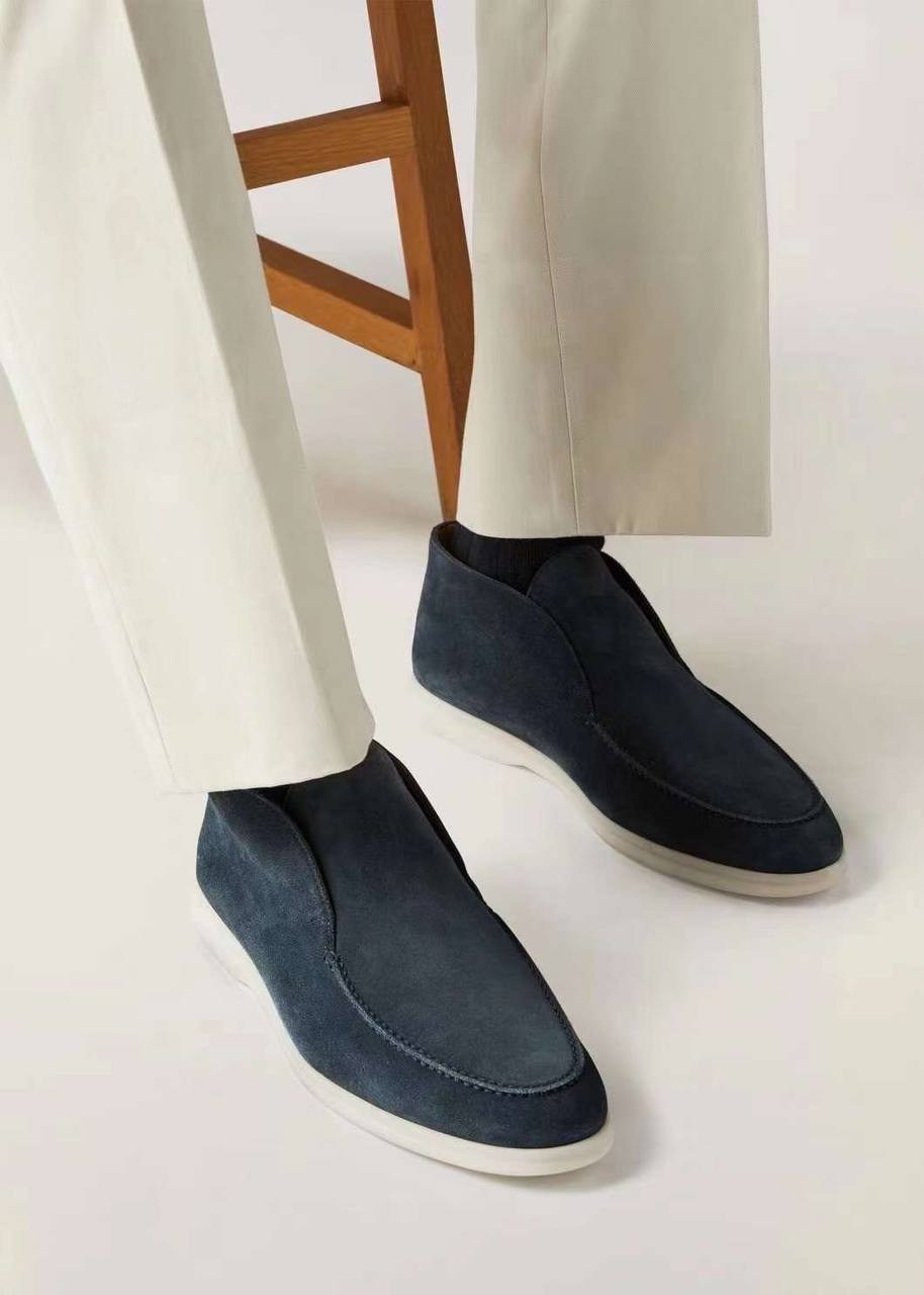 мужские лоферы loro piana,лоферы loro piana,лоферы мужские замшевые лоро пиано a100032 d.blue premium,лоферы мужские замшевые,замшевые лоферы loro piana