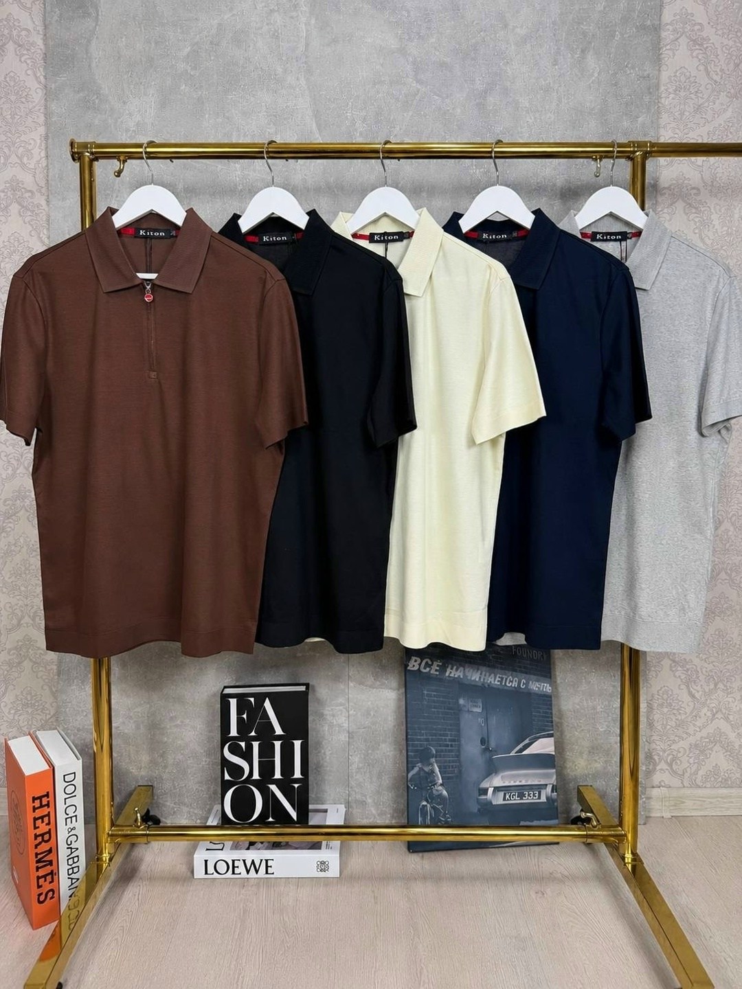 поло kiton,поло с короткими рукавами,поло с,мужская мода,поло kiton серый
