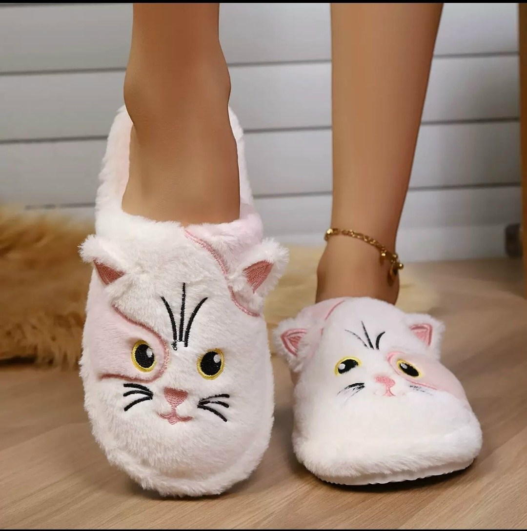 тапочки женские,cat slippers женские легкие пушистые домашние тапочки,милые тапочки,тапочки домашние женские,тапочки теплые