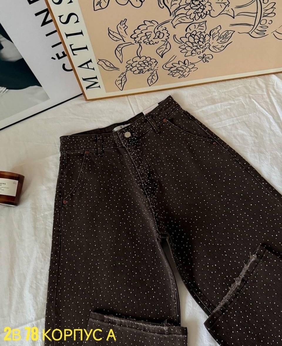 джинсы женские со стразами,джинсы со стразами,джинсы женские,брюки джинсы,джинсы со стразами широкие