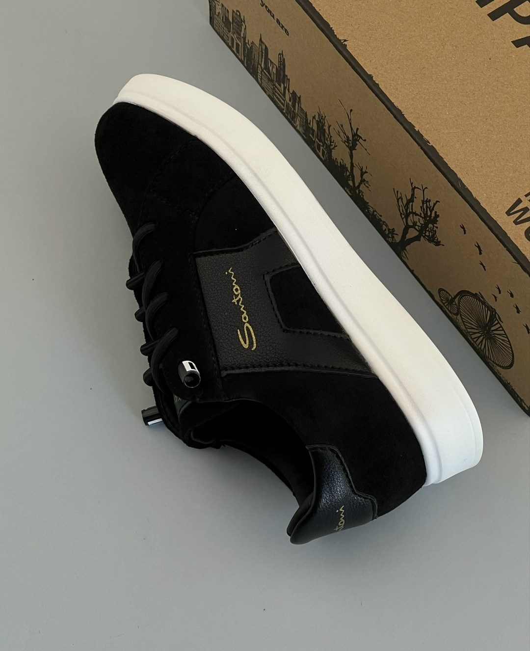 ,мужские кеды santoni,кеды мужские,повседневная ,мужской