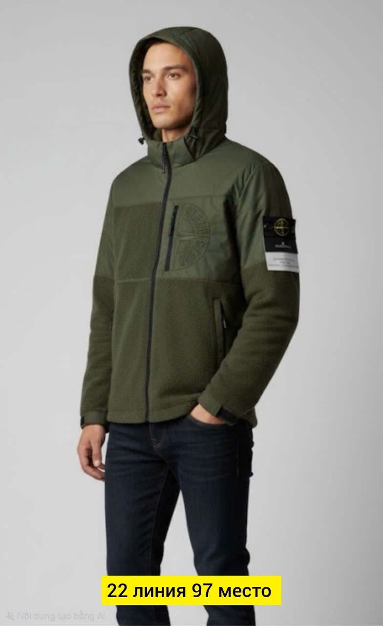 stone island,стон айленд куртка,куртка stone island,stone island - sage green cotton zip-up hoodie,stone island hoodie olive green