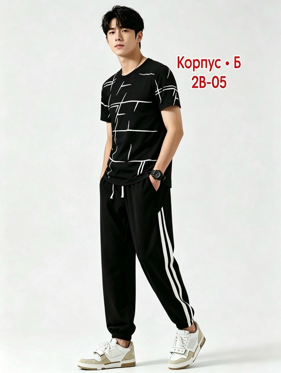 костюм спортивный мужской,спортивный костюм повседневный,костюм для мужчин,мужской повседневный спортивный костюм с футболкой с коротким рукавом,мужская мода
