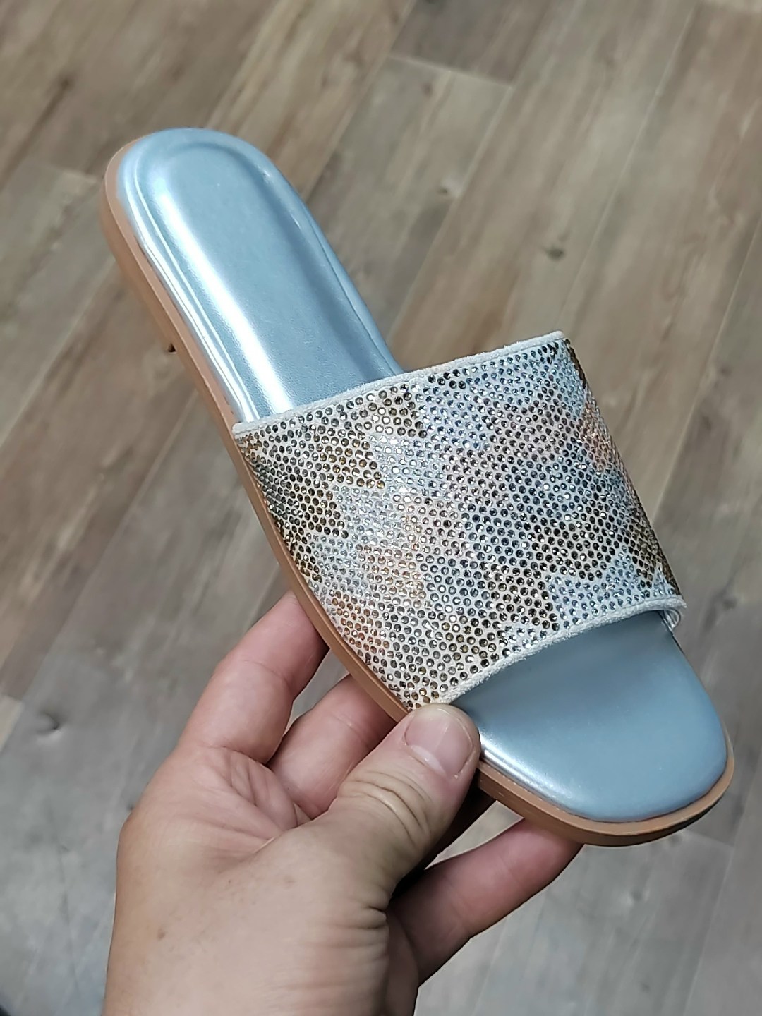 ,блестящие шлепки женские,женские шлепанцы,женские тапки, женская
