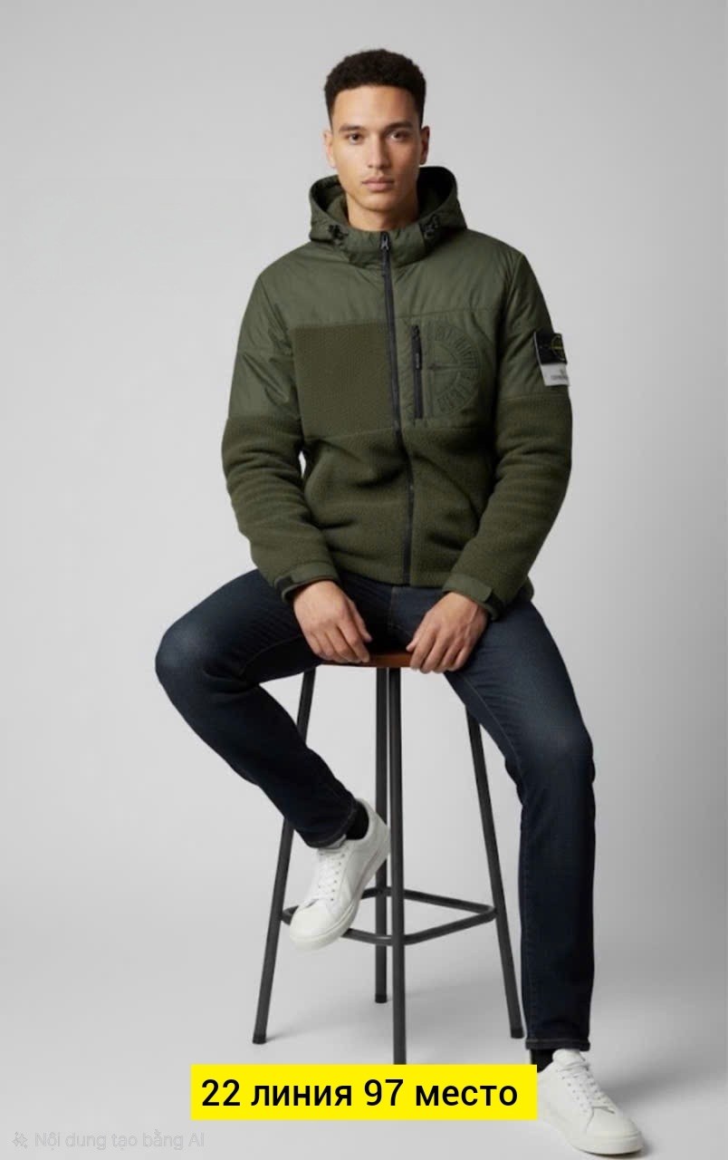stone island,стон айленд куртка,куртка stone island,stone island - sage green cotton zip-up hoodie,stone island hoodie olive green