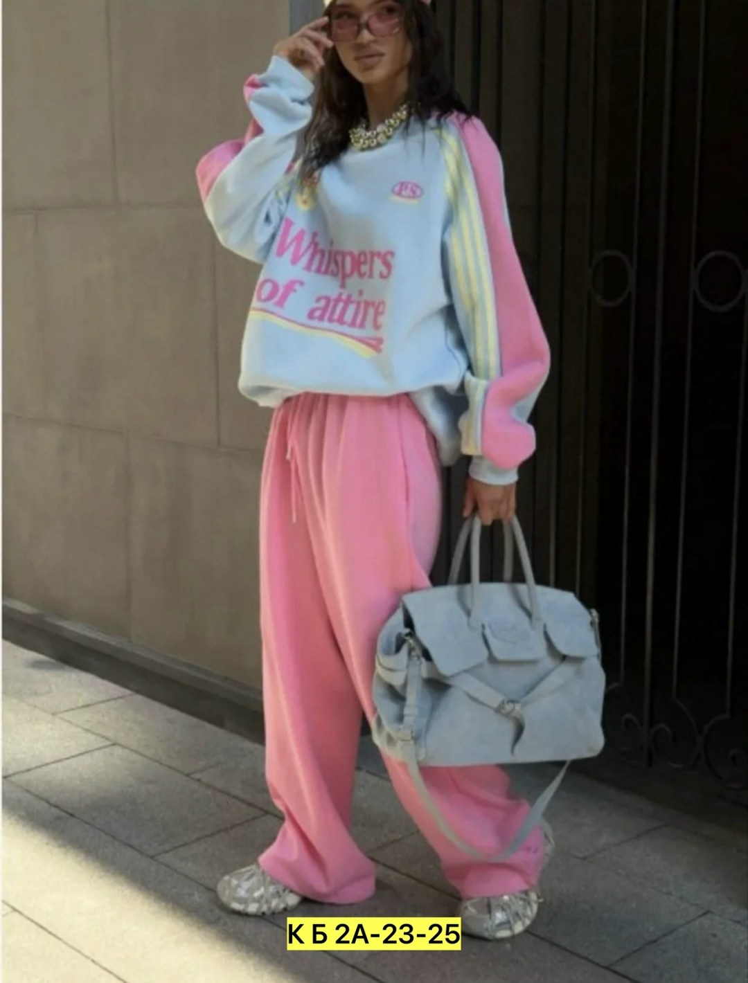 костюм с кофтой,свитшот attire свободного кроя,костюм женский,женский костюм sellysea худи и брюки,костюм худи
