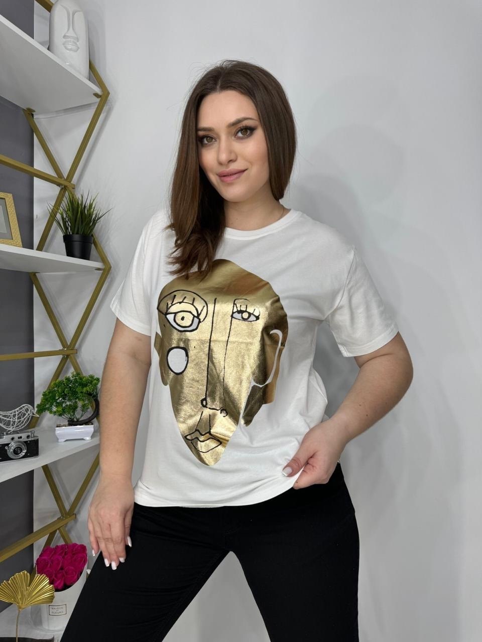 женская футболка,футболки женские больших размеров,футболка больших размеров для женщин,футболки с принтом женские,футболка хлопок