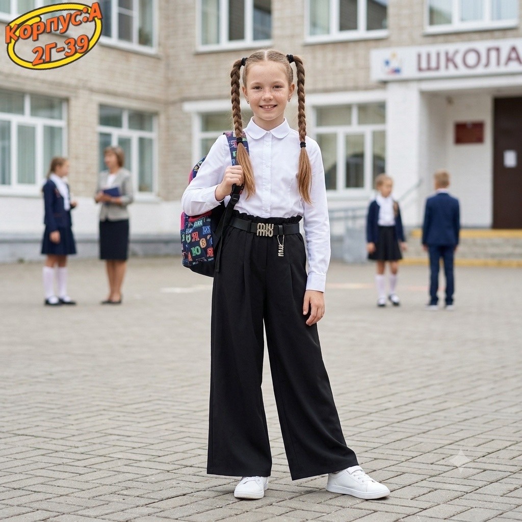 брюки в школу,брюки школьные палаццо,брюки палаццо школьные для девочки,брюки палаццо для девочек в школу,широкие брюки для девочек в школу
