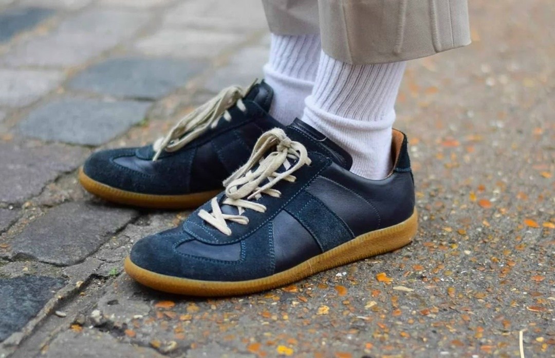 ,кроссовки maison margiela replica,maison margiela replica кеды,maison margiela replica sneakers,maison margiela replica blue