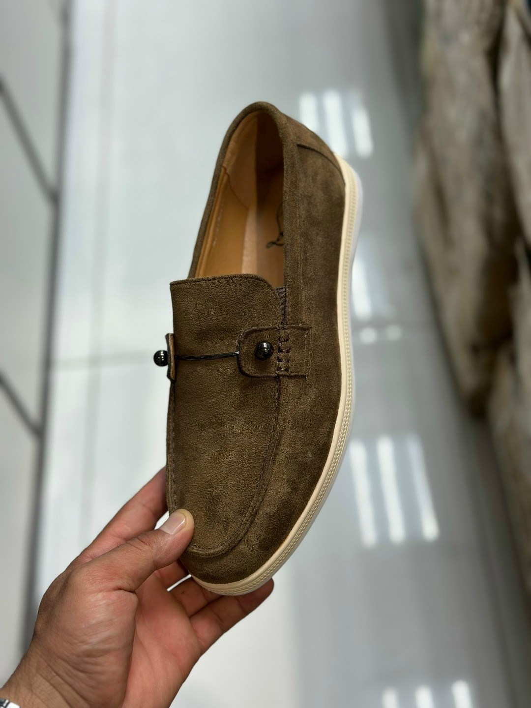 ,лоферы loro piana,лоферы мужские,замшевые лоферы,синие лоферы