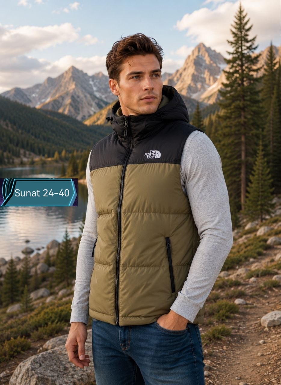 жилетки,жилеты,жилеты the north face,жилет утепленный the north face,жилет мужской