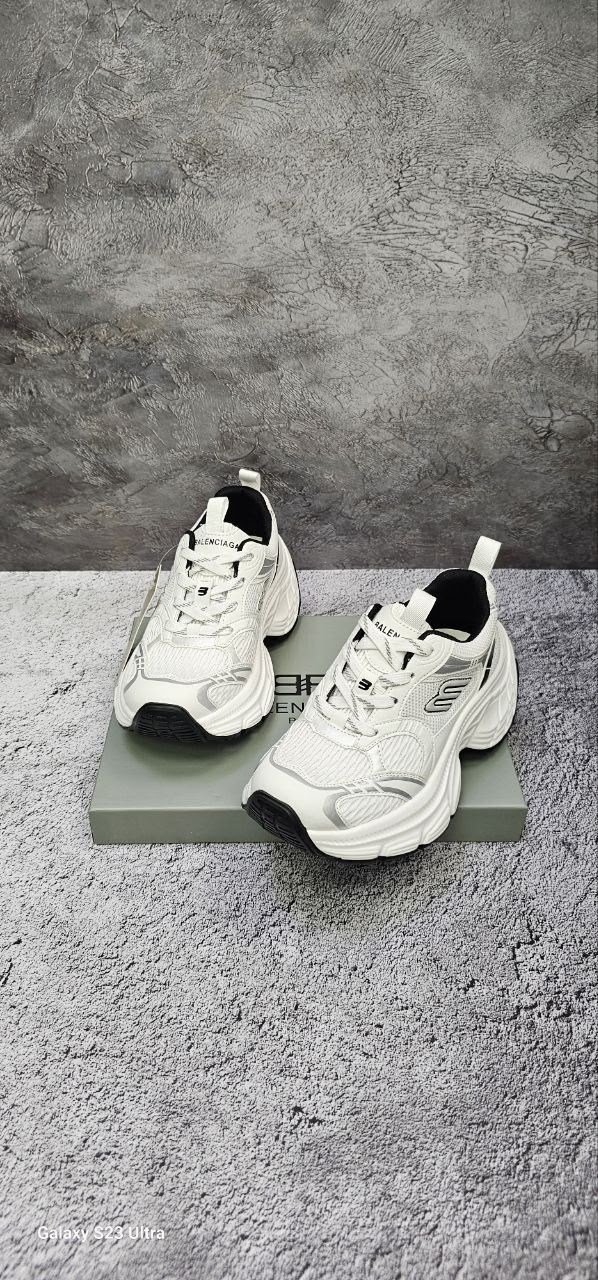 кроссовки женские balenciaga,кроссовки balenciaga,женские кроссовки,женские кожаные кроссовки balenciaga monday shoe белые,