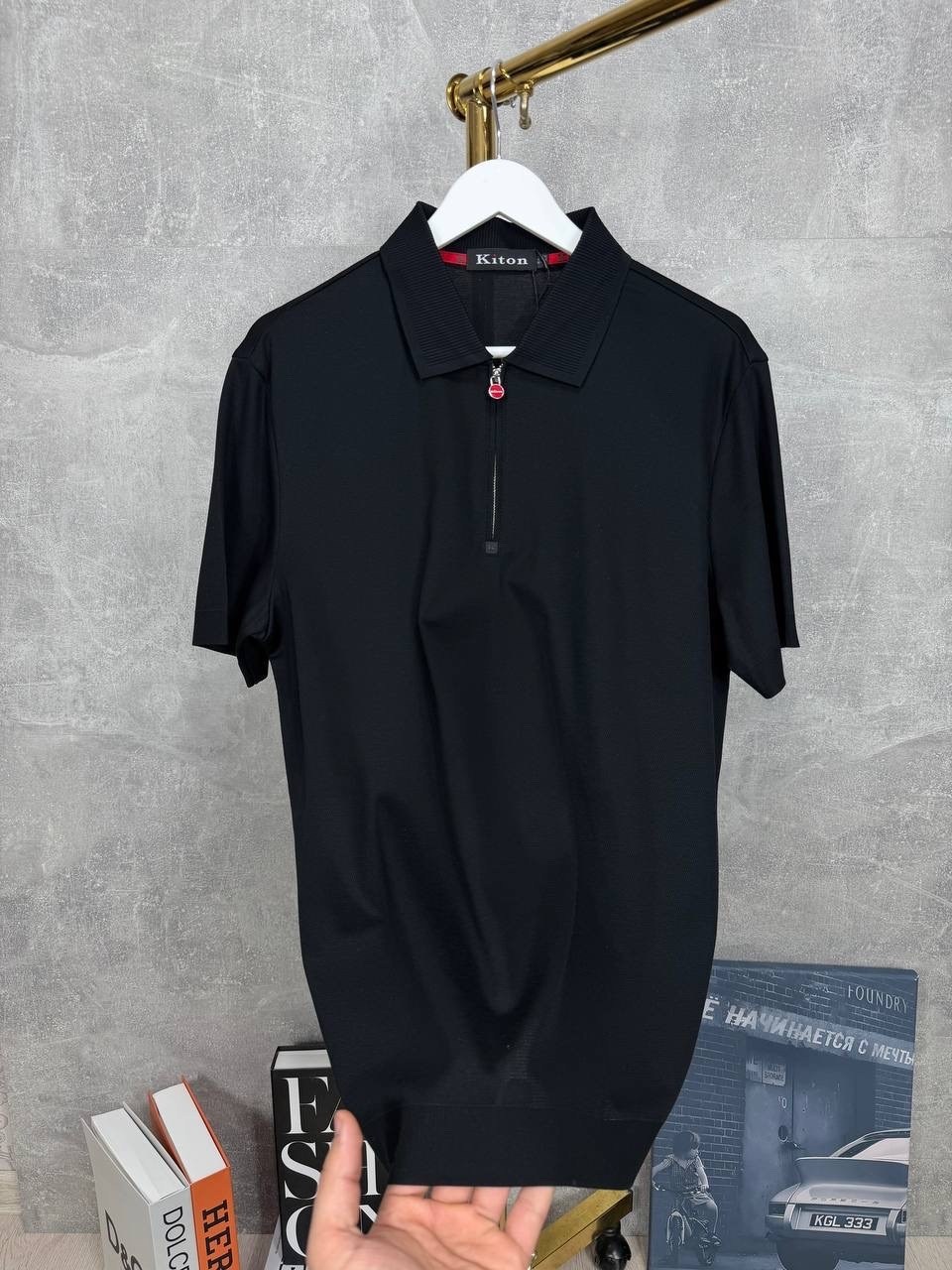 поло kiton,поло с короткими рукавами,поло с,мужская мода,поло kiton серый