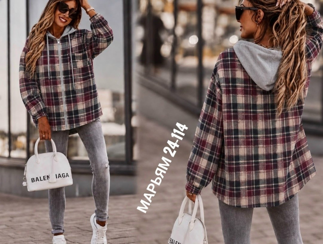 рубашка оверсайз теплая в клетку удлиненная amy store,рубашка с капюшоном,рубашка женская,рубашка женская в клетку,рубашка в клетку