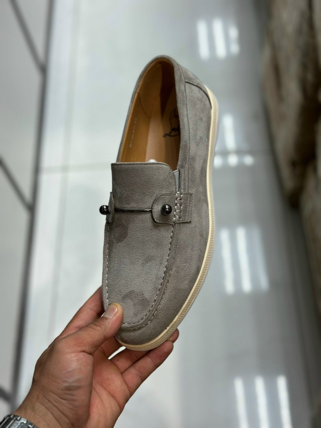 ,лоферы loro piana,лоферы мужские,замшевые лоферы,синие лоферы